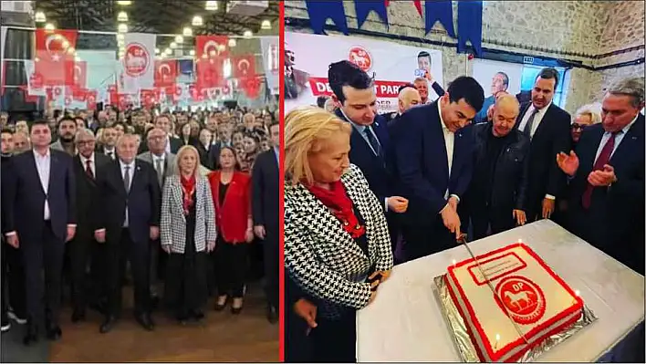 İZMİR’DE DEMOKRAT PARTİ 77. YILI MUHTEŞEM KUTLANDI