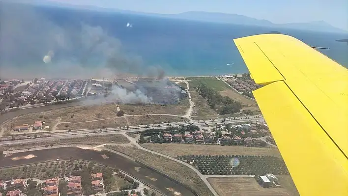 İzmir’de korkutan yangın