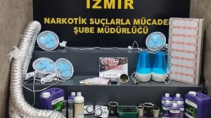 İzmir’de uyuşturucu operasyonunda kilolarca uyuşturucu yakalandı