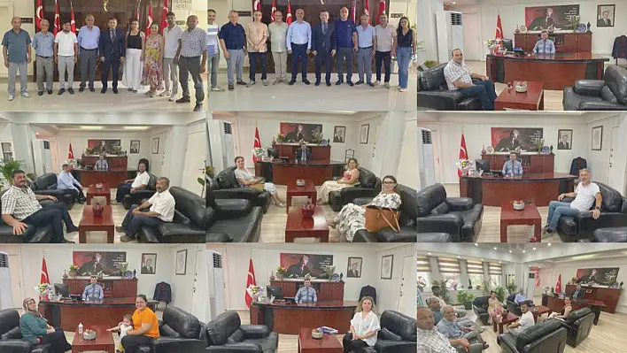 Kaymakam Hakan Yavuz Erdoğan'a Yeni Görevinde Ziyaretçi Akını Sürüyor