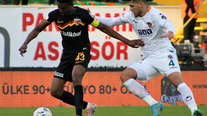 Kayserispor ile Alanyaspor 14. kez karşı karşıya