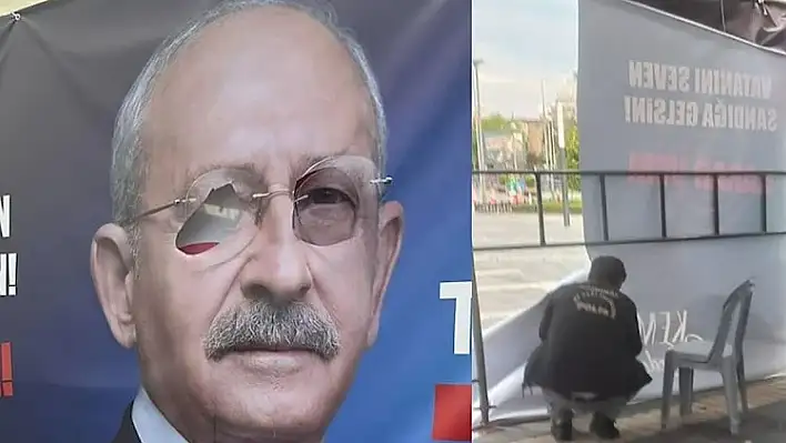 Kemal  Kılıçdaroğlu'nun seçim çadırına saldırı