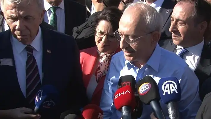 Kılıçdaroğlu, Mansur Yavaş'ın belediye başkanı adayı olduğunu duyurdu