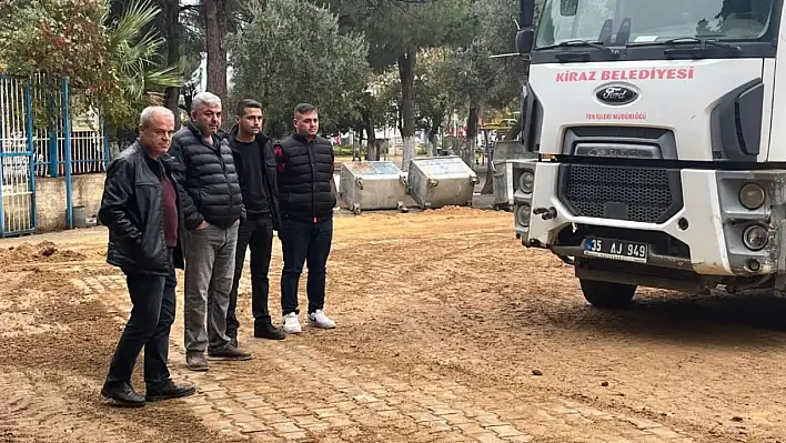 Kiraz'da Alt Yapıdan Etkilenen Mahallelerde Çalışmalar Devam Ediyor