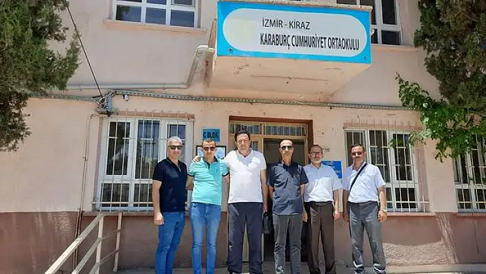 Kiraz İlçe Milli Eğitimden Karaburç’a ziyaret