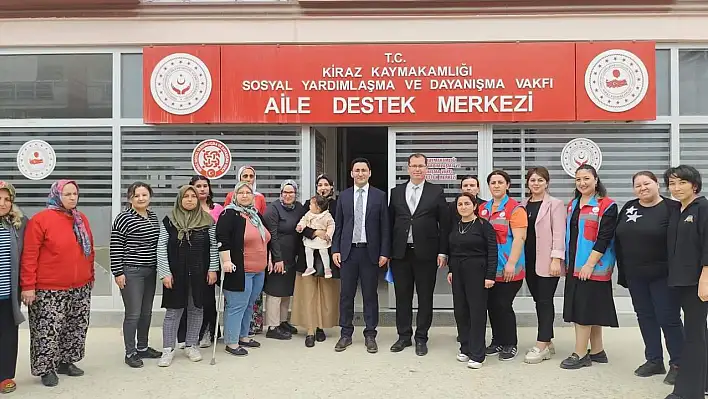 Kiraz Kaymakamı Murat Karahan'dan ADEM Merkezlerine Ziyaret