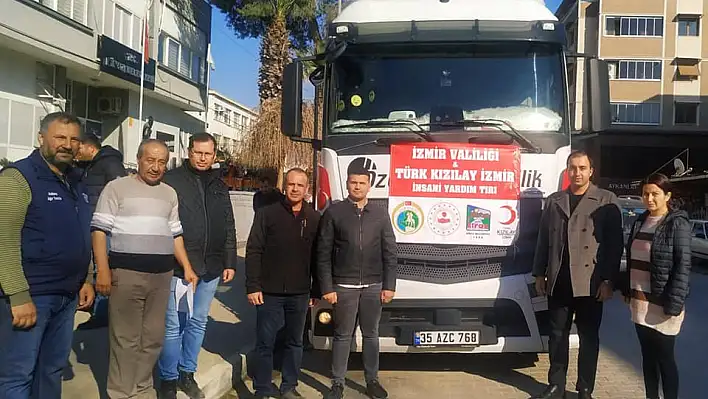 KİRAZ'DAN ADIYAMAN'A GIDA YARDIMI