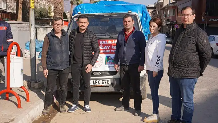 KİRAZ'DAN DEPREM BÖLGESİNE TIBBİ YARDIM