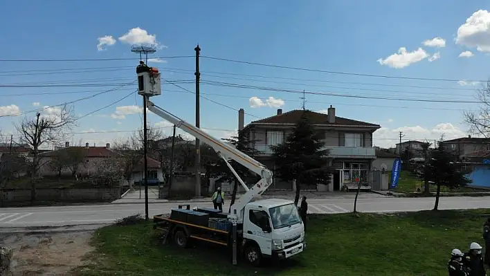 Leyleklerin geçiş yollarında  güvenlik önlemi alındı