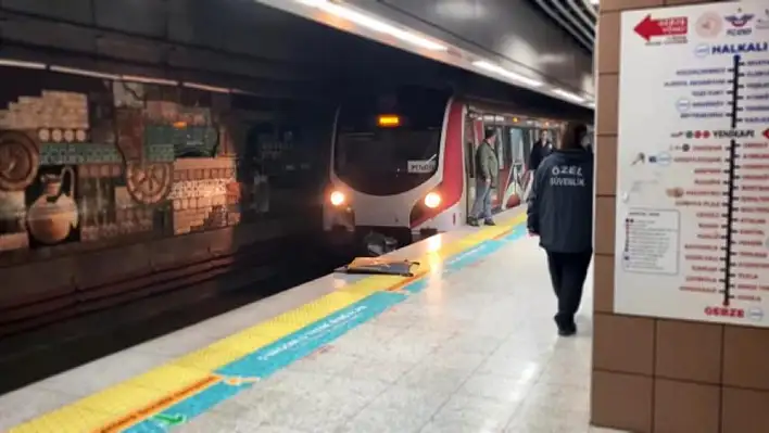 Marmaray’da intihar girişmi