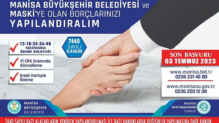 MASKİ’ye borcu olana yapılandırma imkânı