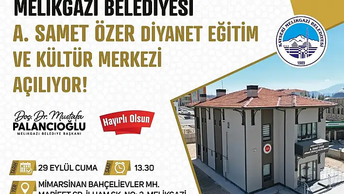 Melikgazi Belediyesi yeni bir projeyi daha hayata geçiriyor