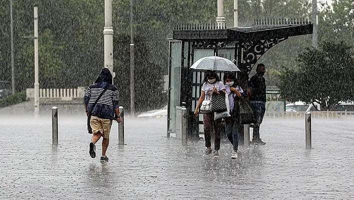 Meteoroloji raporuna göre sağanak uyarısı