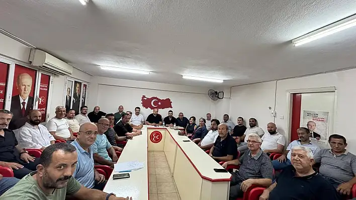 MHP Ödemiş İlçe Teşkilatı Eylül Ayı Olağan Yönetim Kurulu Toplantısını Gerçekleştirdi