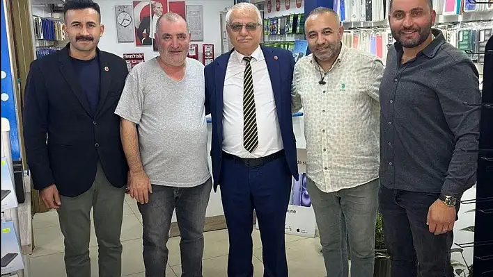 MHP Tire Teşkilatı, Esnafla Buluşmalarını Sürdürüyor