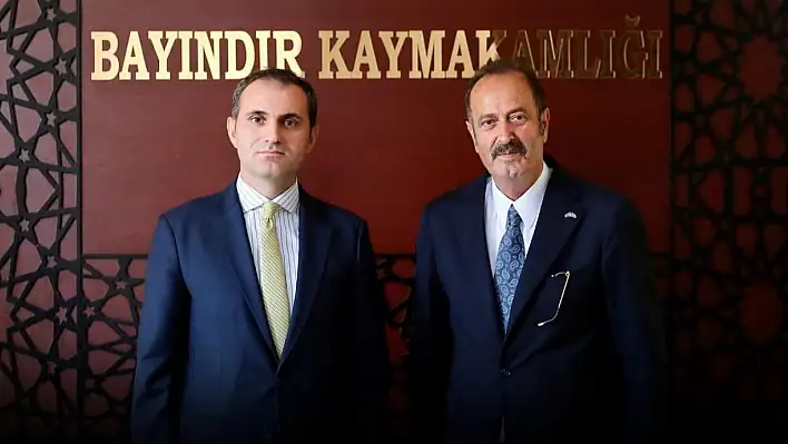 MİLLETVEKİLİ OSMANAĞAOĞLU, KAYMAKAM METE İLE İLÇE ÇALIŞMALARINI DEĞERLENDİRDİ