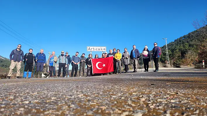 Milli mücadele yolları  olan Efeleryolu 9. Etabı gerçekleştirildi