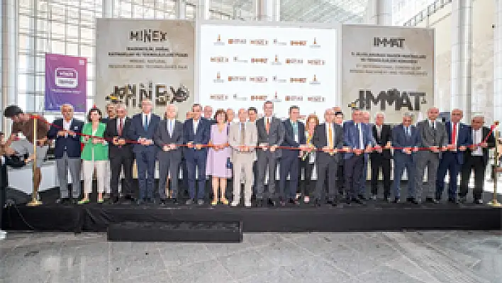 MINEX Fuarı ve IMMAT Kongresi başladı 