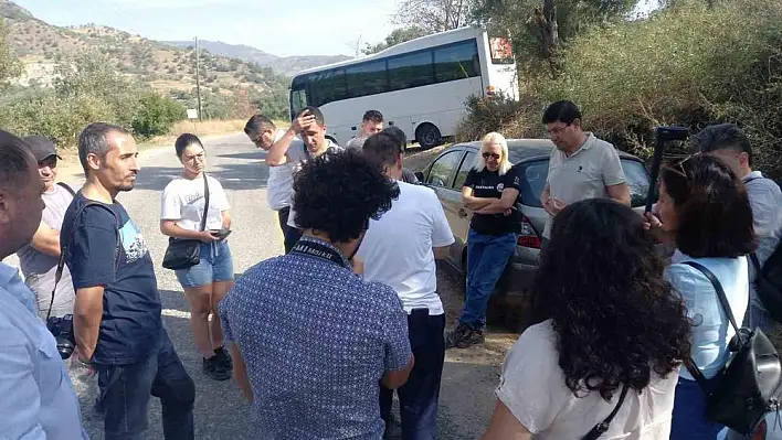 Nazilli Mastaura Antik Kenti'nde ilginç yasak yurt dışından gelen gazeteciler ve normal vatandaşlara serbest Türk basınına yasak