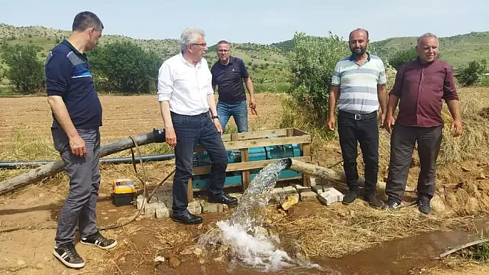 Ödemiş Belediyesi'nden Uzundere Mahallesi'ne tarımsal sulama hattı