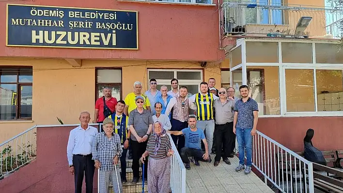 Ödemiş Fenerbahçeliler Derneğinden şehitlik ve huzurevi ziyareti