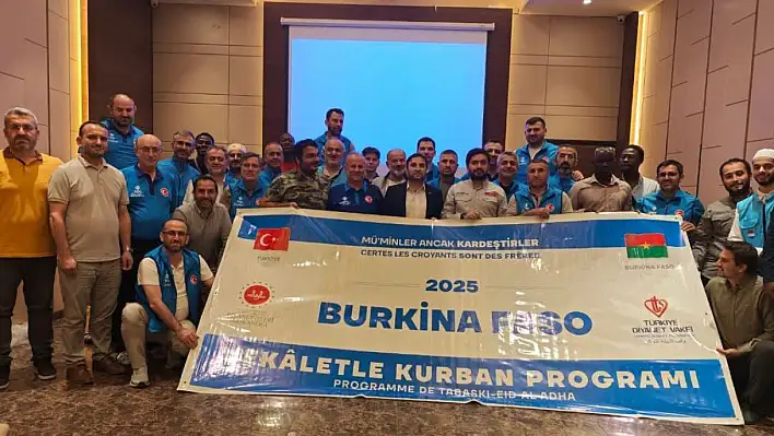 Ödemiş Müftülüğünden Burkina Faso'ya Kurban Organizasyonu Katkısı