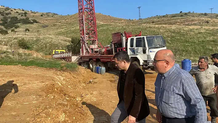 Ödemiş OSB'nin Su İhtiyacı İçin Sondaj Çalışmaları Yerinde İncelendi