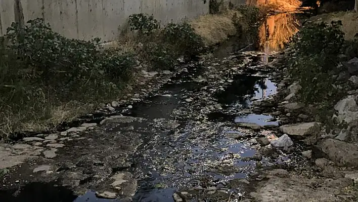 Ödemiş'te Dereye Lağım Akıyor