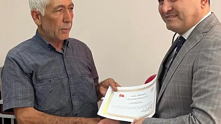 Ödemiş'te Orman Yangınına Destek Verenlere Teşekkür Belgeleri Verildi