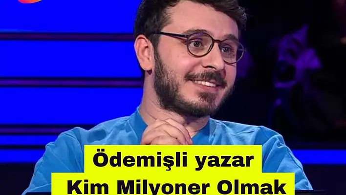 Ödemişli yazar Anıl Can Uğuz Kim Milyoner Olmak İster’de yarıştı