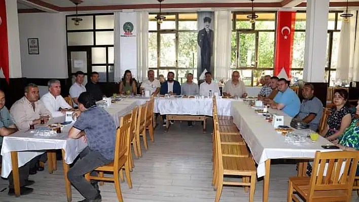 Ödemiş’te bayramlaşma törenini Park Kafe'de gerçekleştirildi