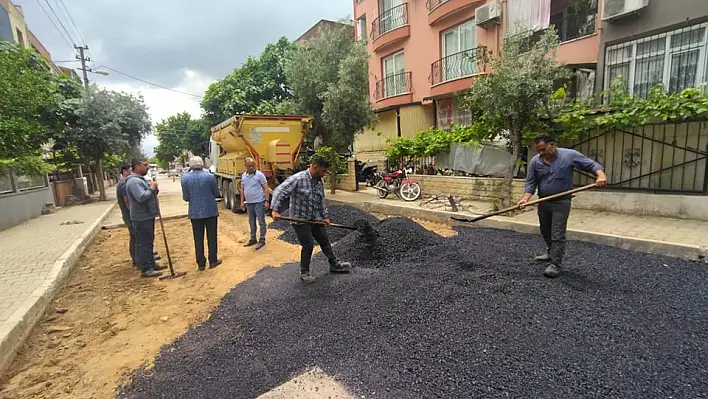 Ödemişte Sıcak Asfalt Çalışmaları Başladı
