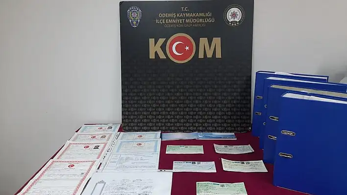 Ödemiş'te tefecilere baskın