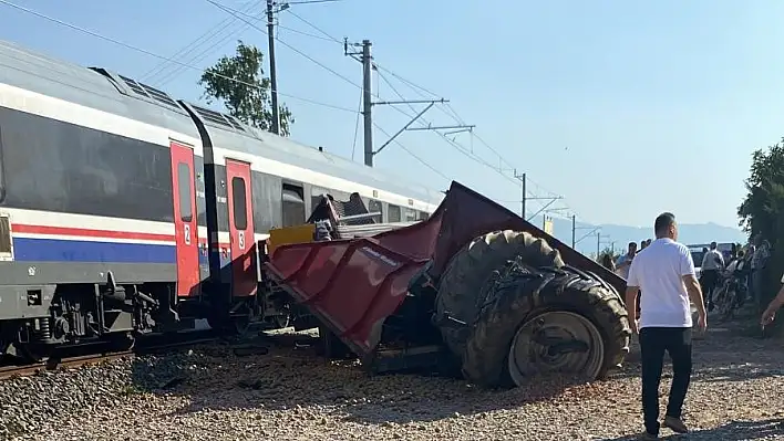 Ödemiş’te tren kazası