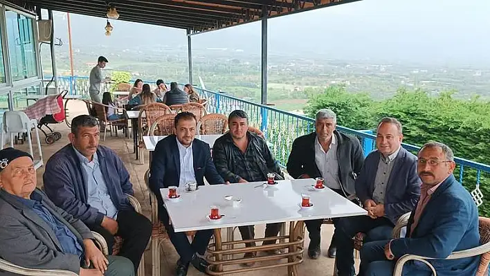 Ömer Cihat Akay ve Mahmut Badem, Kiraz'ı ziyaret etti