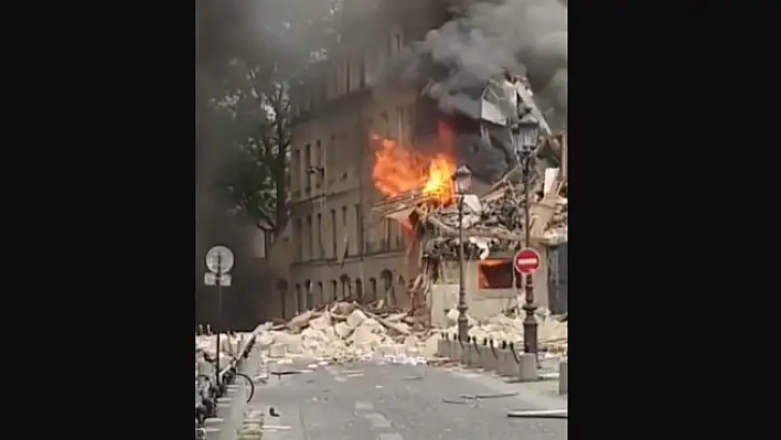 Paris’te doğalgaz patlaması: 16 yaralı
