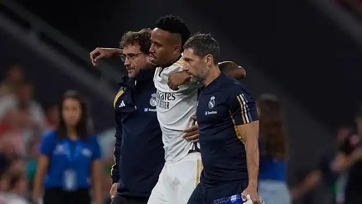 Real Madrid’de bir sakatlık da Militao'dan geldi