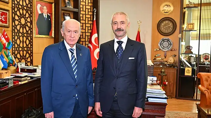 Sedat Şahin, Devlet Bahçeli’yi ziyaret etti