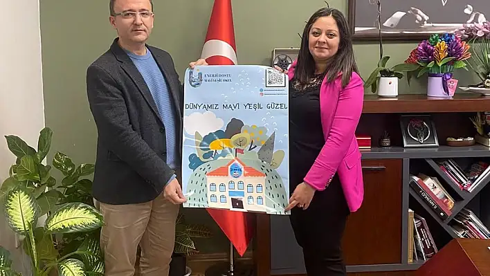 Şehit Burhan Aktürk Ortaokulu 'Enerji Dostu Mavi Yeşil Okul' Belgesi Aldı