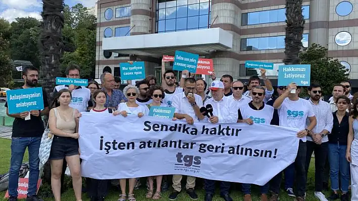 Sendikalı Gazeteciler işten çıkarıldı, TGS protesto etti