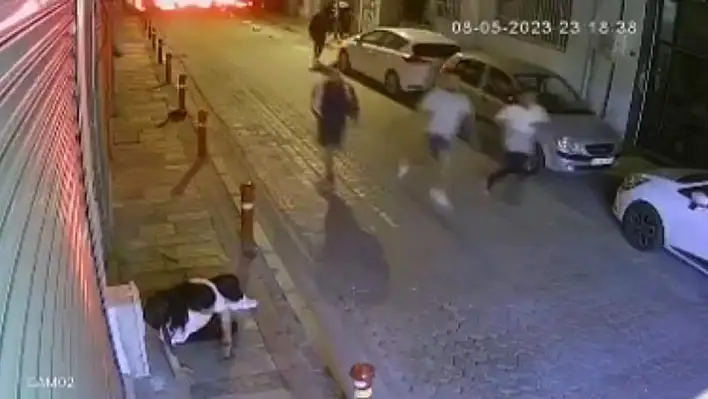 Sokak ortasında kadın şiddetine çevredekilerden meydan dayağı