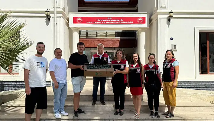 Tire'de Sebze Yetiştiricilerine Fide Desteği