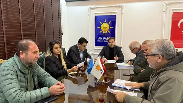 Tire'de yılın son meclisi öncesi Cumhur İttifakı'ndan istişare toplantısı