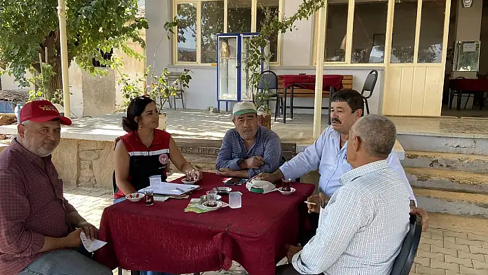 Tire İlçe Tarım ve Orman Müdürlüğü'nden Kurşak'ta Üretici Buluşması