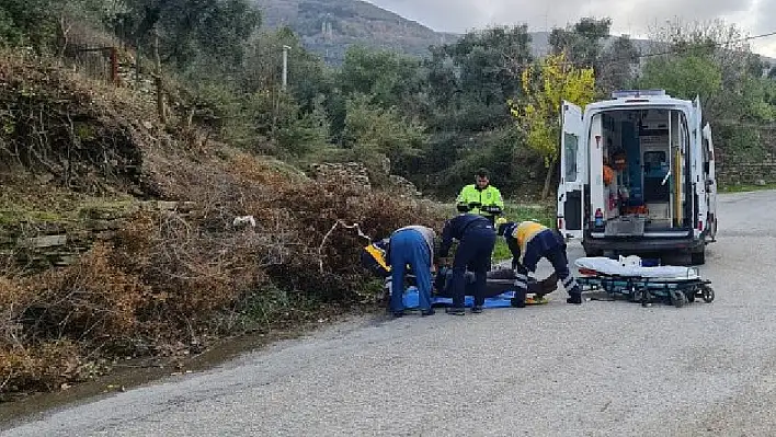 Tire'de trafik kazası 1 kişi yaralandı