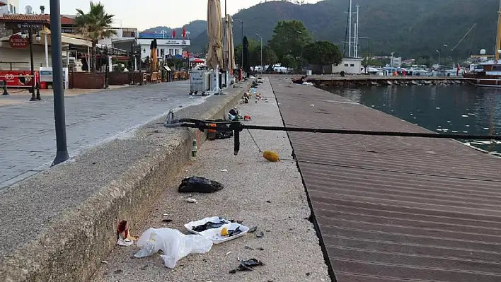 Turistik ilçenin son hali çöplük !