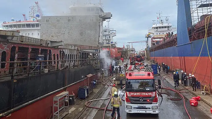 Tuzla tersane'de patlama: 1 ölü 1 yaralı