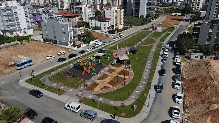 Yenişehir belediyesinden  park açılışı