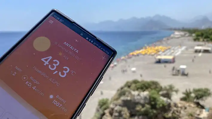 Yüksek sıcaklık uyarısı