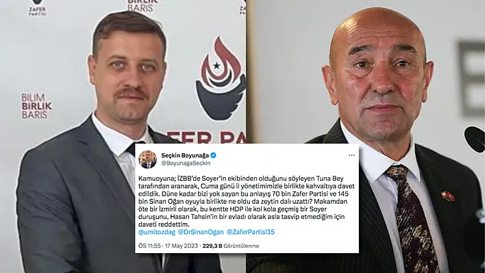 Zafer Partisi Soyer'in Kahvaltı davetini reddetti